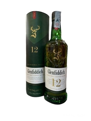 Glenfiddich 12yo Scotch Whisky 100cl 40%