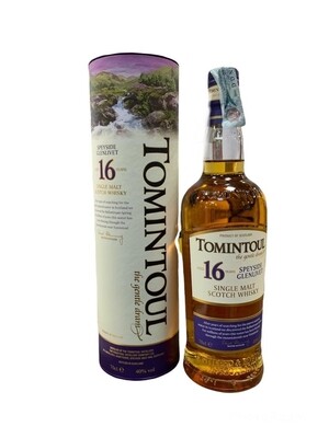 Tomintoul 16yo Scotch Whisky 70cl 40%