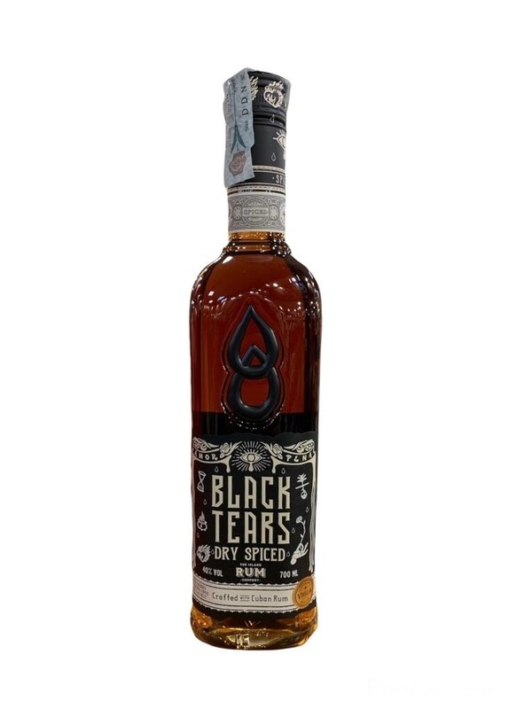 Black Tears Dry Spiced Rum 70cl 40%