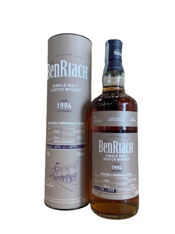 Benriach 24yo Marsala Cask 1994 Scotch Whisky 70cl 51,8%