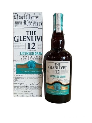 The Glenlivet 12yo Licensed Dram Scotch Whisky 70cl 48% The Glenlivet 12yo Licensed Dram Scotch Whisky 70cl 48%