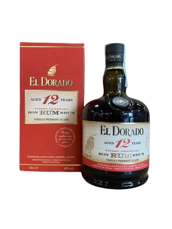 El Dorado Rum 12yo 70cl 40% "Demerara Distillers Ltd"