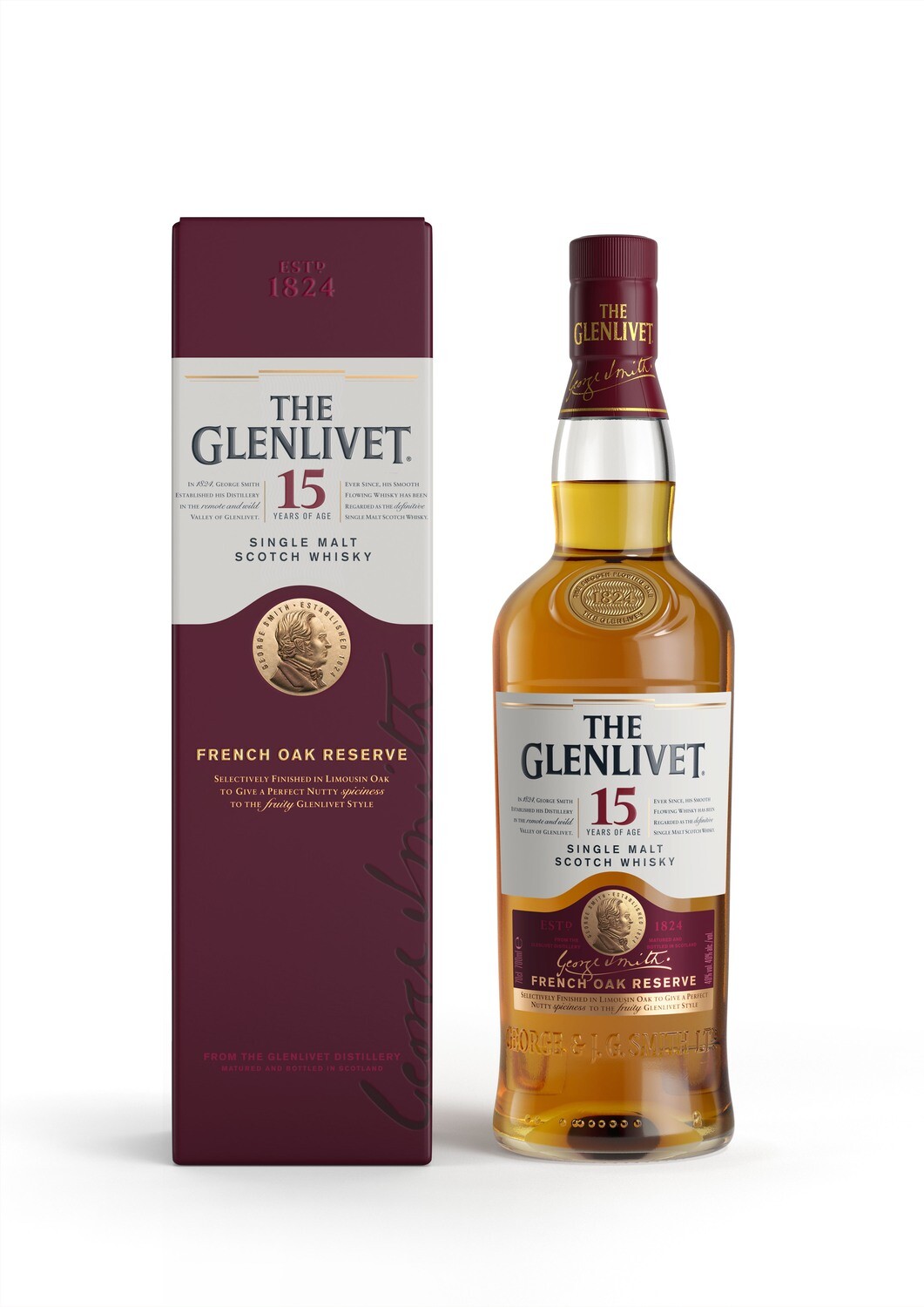 The Glenlivet 15yo The French Oak Reserve Scotch Whisky 70cl 40%