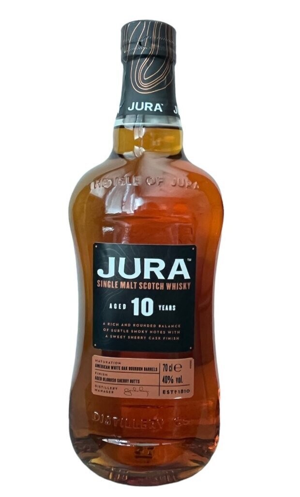 The Isle of Jura 10 Years Single Malt Scotch Whisky 70cl 40%