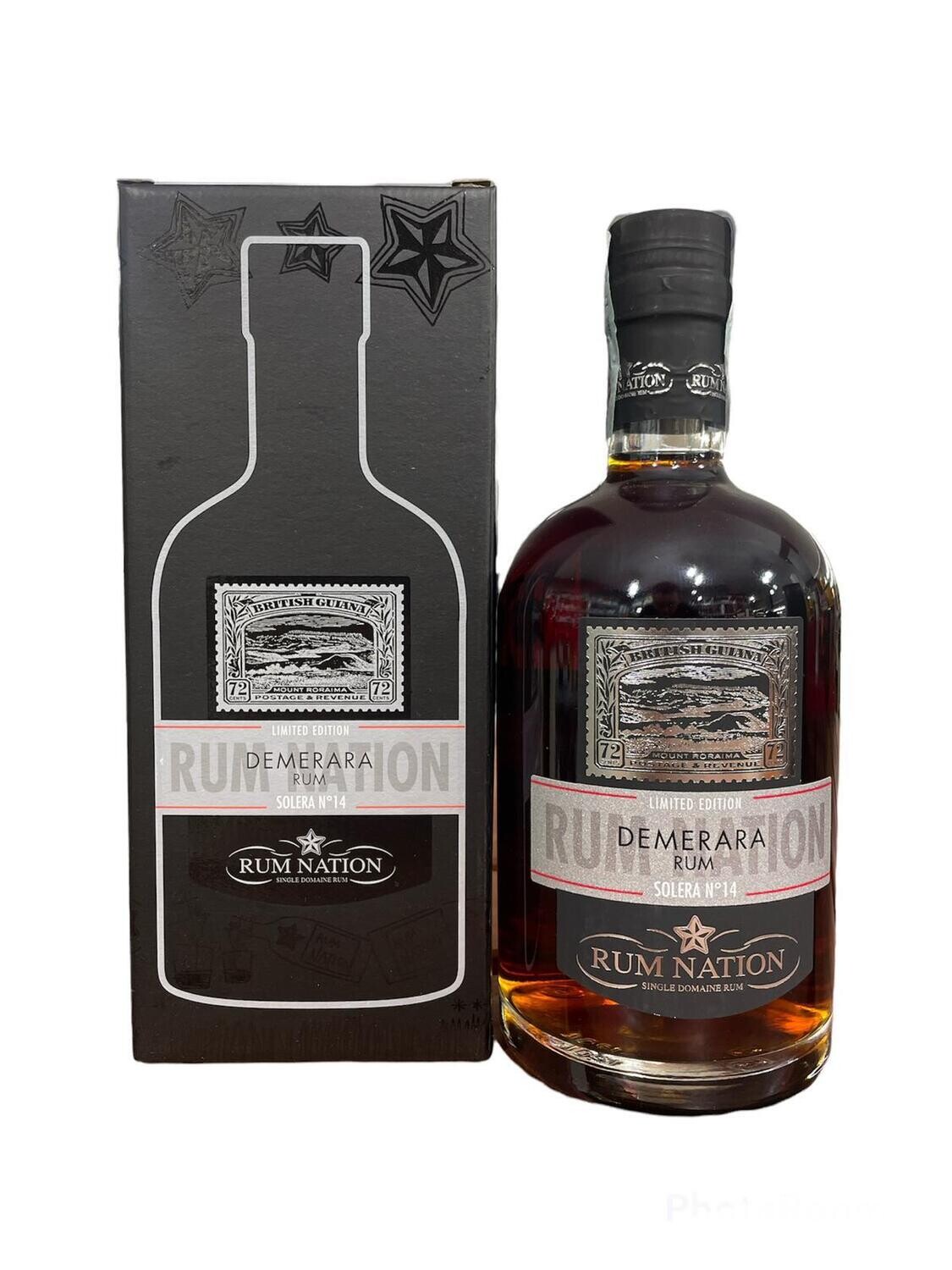 Rum Nation Demerara Solera n°14 70cl 40%