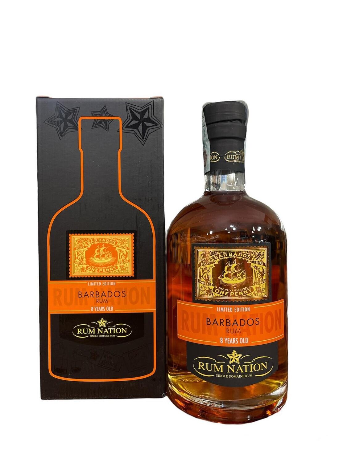 Rum Nation Barbados 8 Years Old Limited Edition 70cl 40%