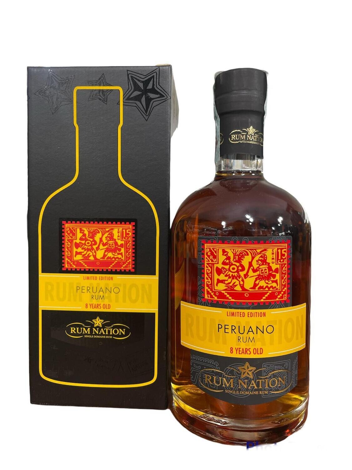 Rum Nation Peruano 8 Years Old 70cl 42%