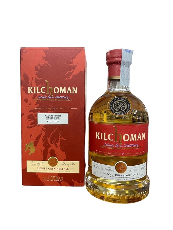Kilchoman Beija-Flor Single Cask Mezcal Finish 70cl. 54,8°