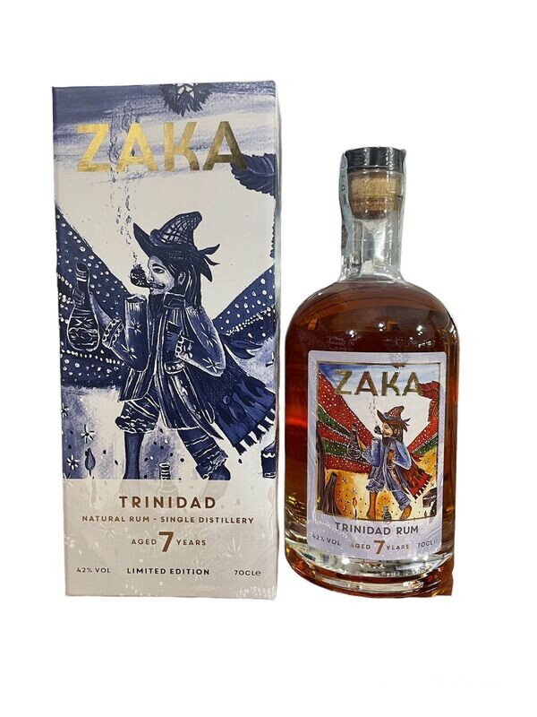 Zaka 7 Years Trinidad Rum 70cl. 42%