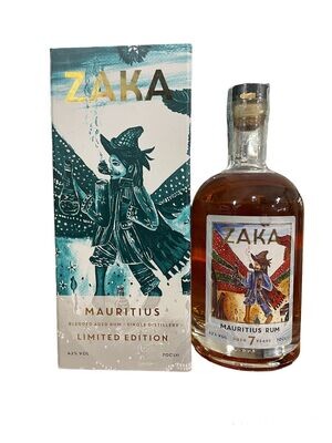 Zaka 7 Years Mauritius Rum 70cl. 42% Zaka 7 Years Mauritius Rum 70cl. 42%