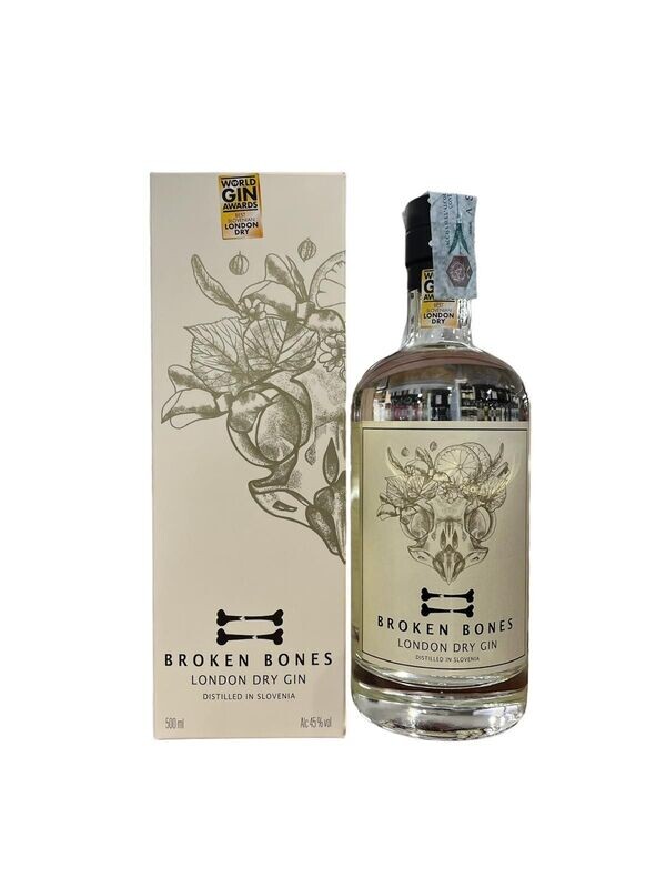 Broken Bones London Dry Gin 50cl 45%