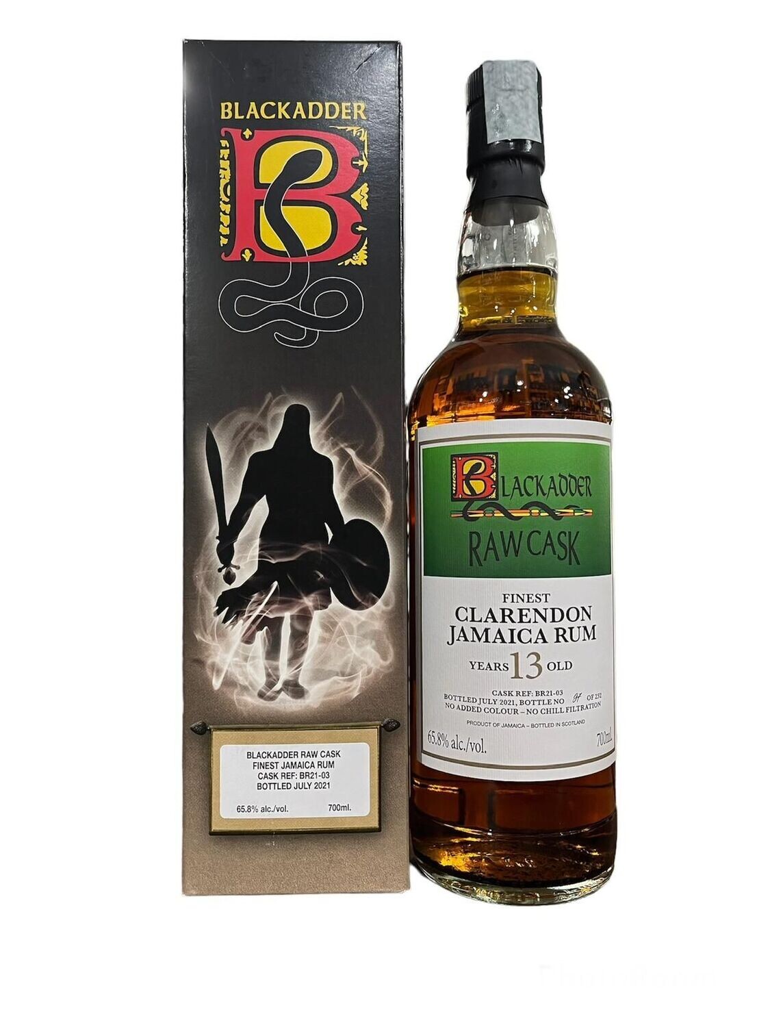 Blackadder Raw Cask Finest Clarendon Jamaica Rum 13Y 70cl 65,8%