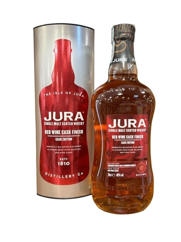 Isle of Jura Red Wine Cask Finish Scotch Whisky 70cl 40% Isle of Jura Red Wine Cask Finish Scotch Whisky 70cl 40%