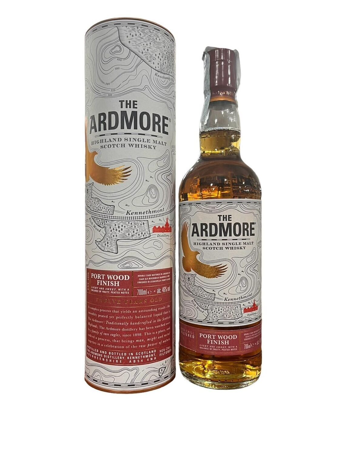 The Ardmore 12 Years Port Wood Finish Single Malt 70cl 46%