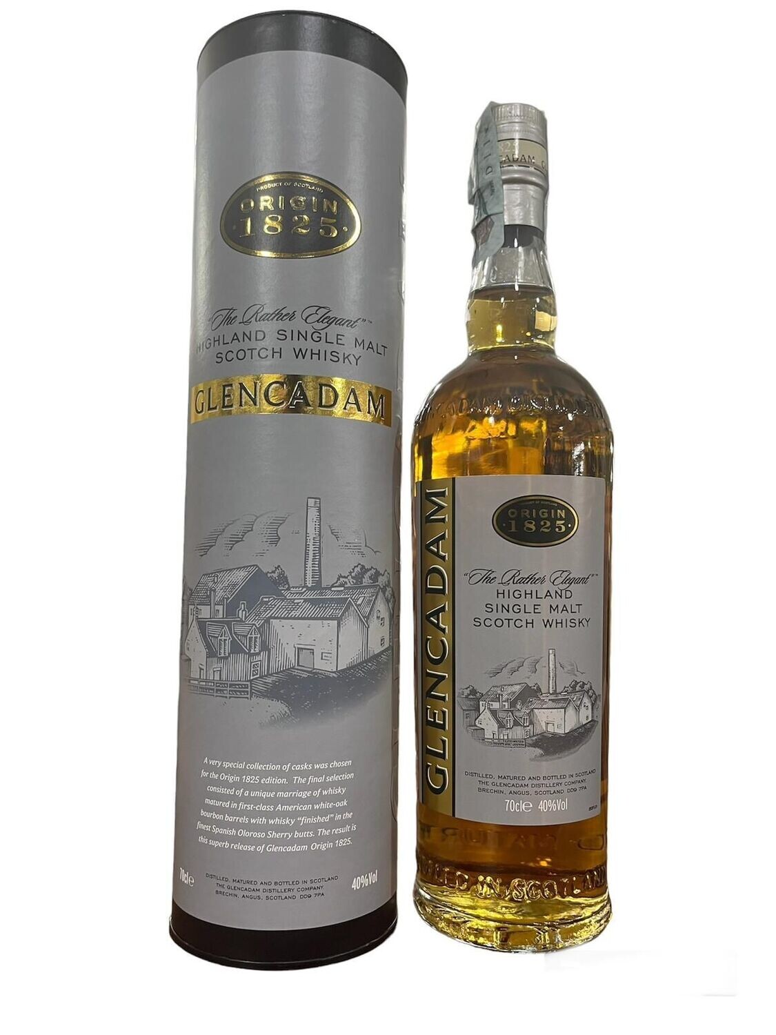 Glencadam Origin 1825 “The Rather Elegant” Single Malt 70cl 40%