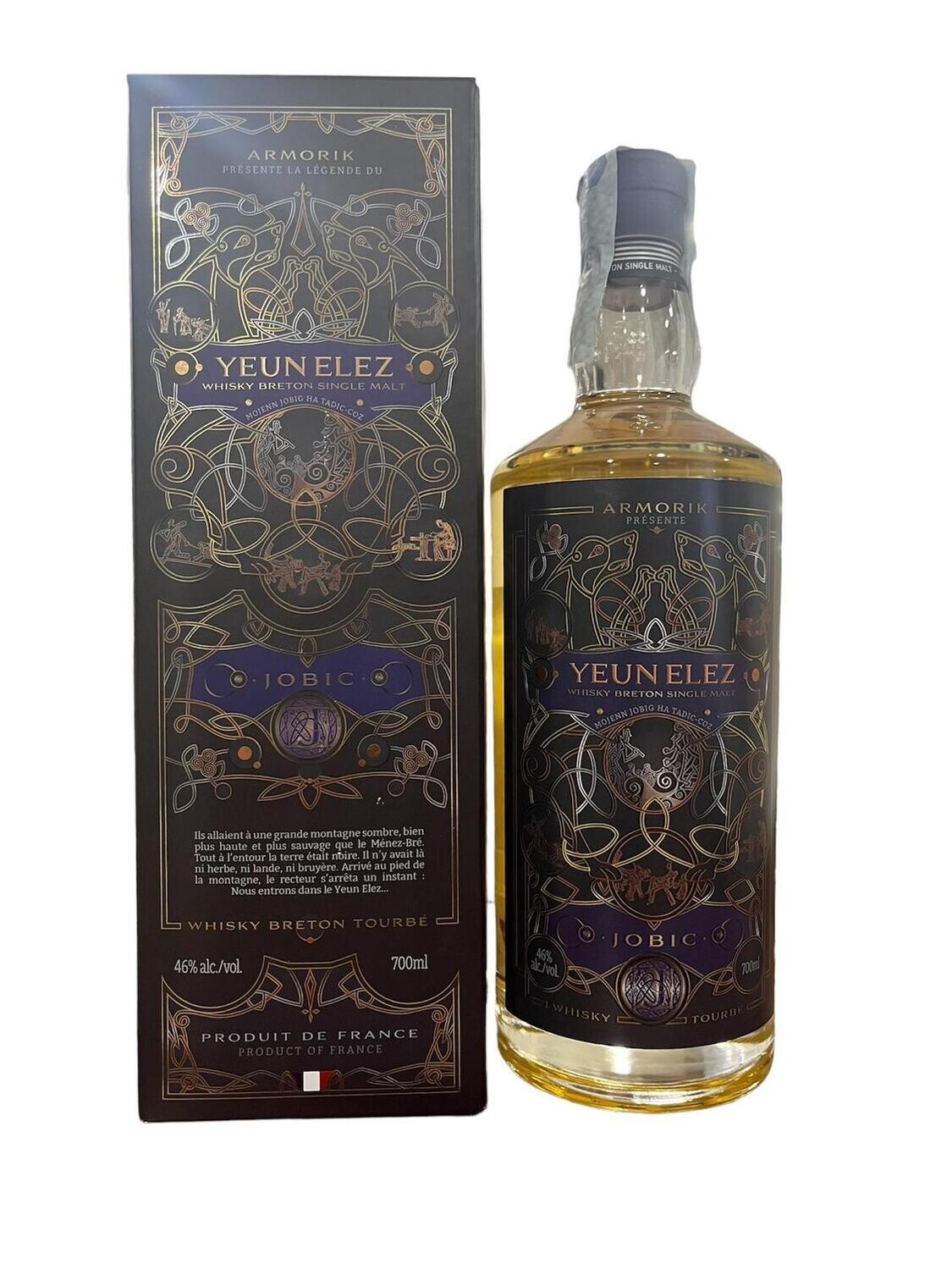 Armorik Yeun Elez whisky Breton single malt Jobic 70cl 46%