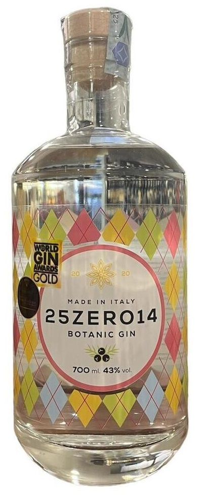 25zero14 Botanic Gin 70cl 43%