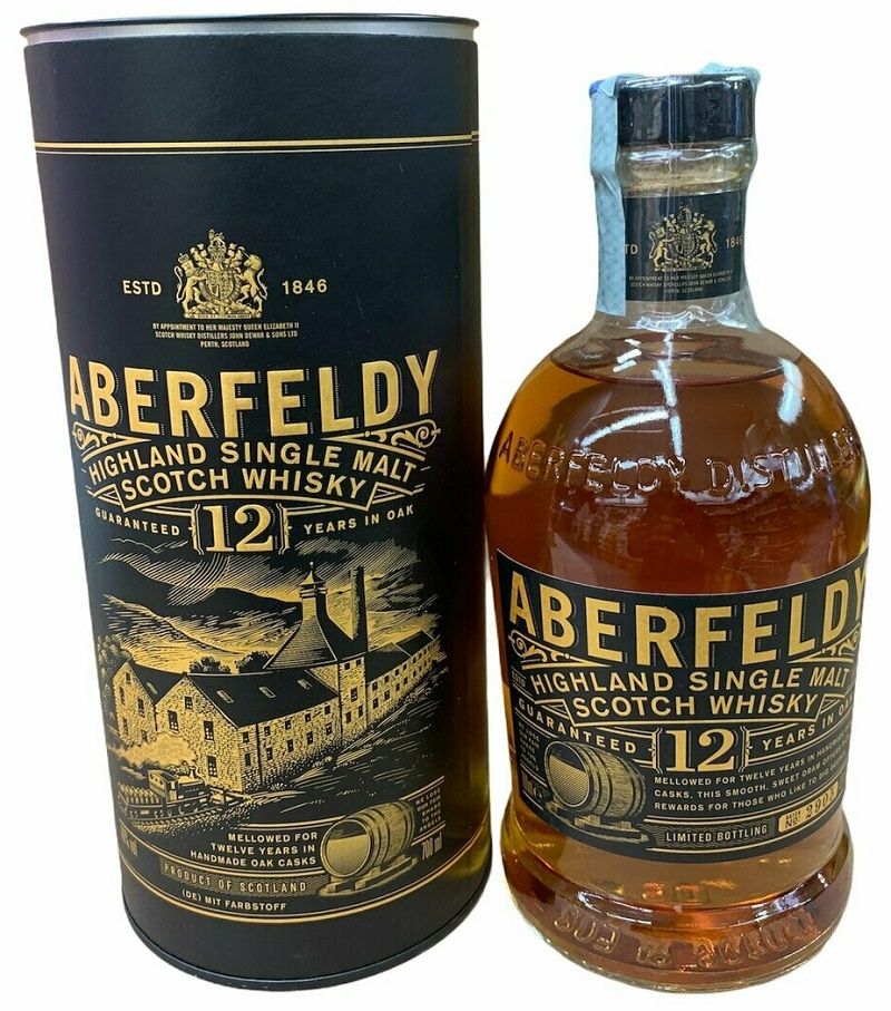 Aberfeldy 12 Years - Single Malt Scotch Whisky 70cl 40%