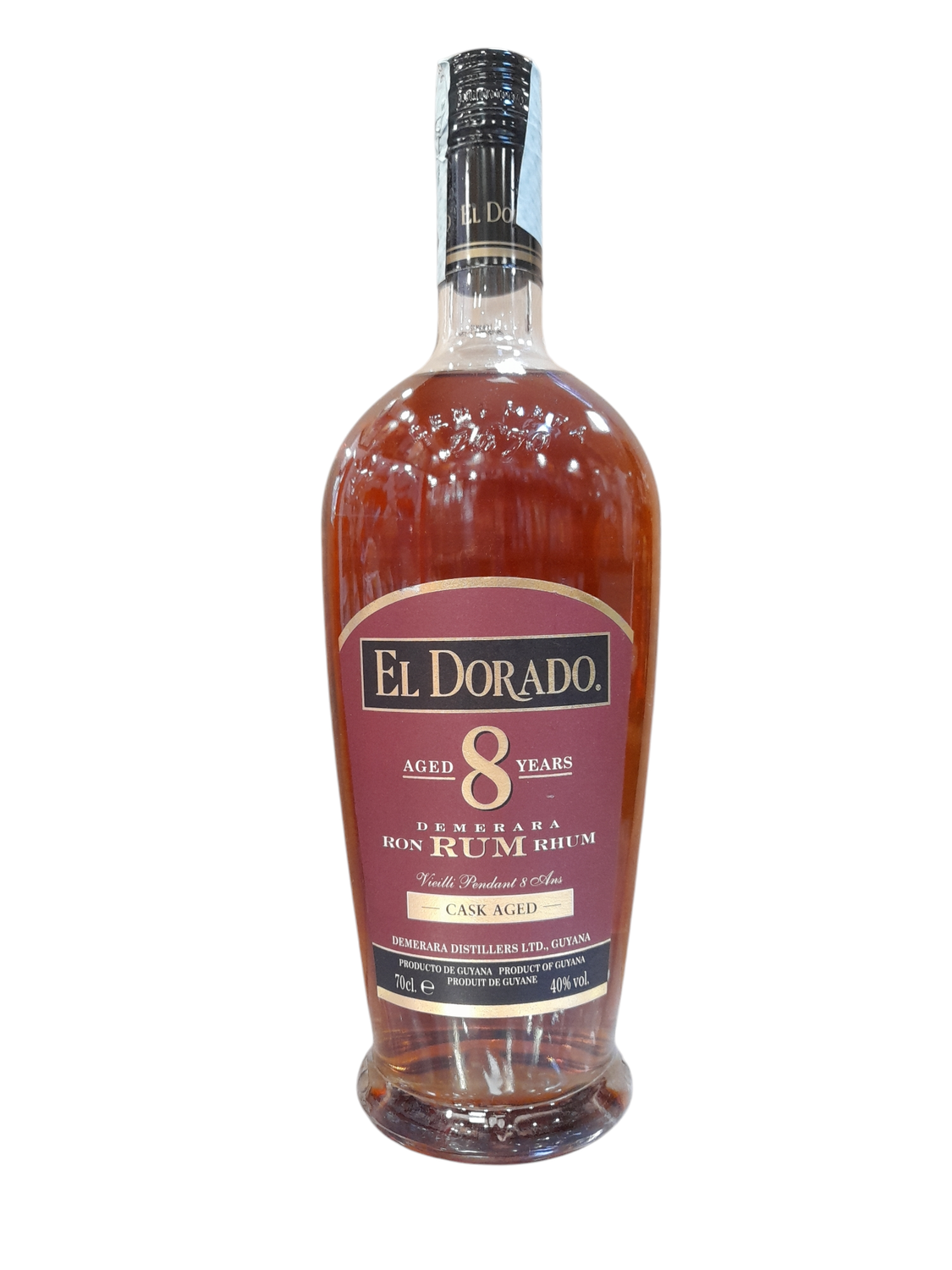 El Dorado Rum 8yo 70cl 40% "Demerara Distillers Ltd"