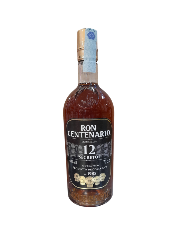 Centenario Rum 12yo Gran Legado 70cl 40% Centenario Rum 12yo Gran Legado 70cl 40%