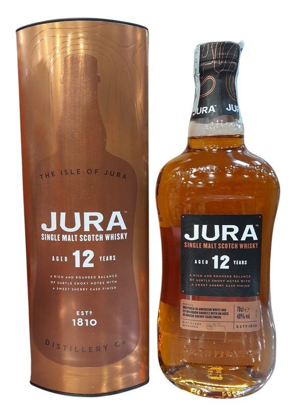 Isle of Jura 12 Years Scotch Whisky 70cl 40%