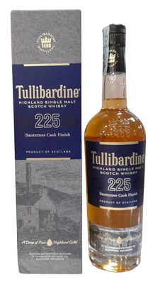 Tullibardine 225 Sauternes Cask Finish Scotch Whisky 70cl 43%
