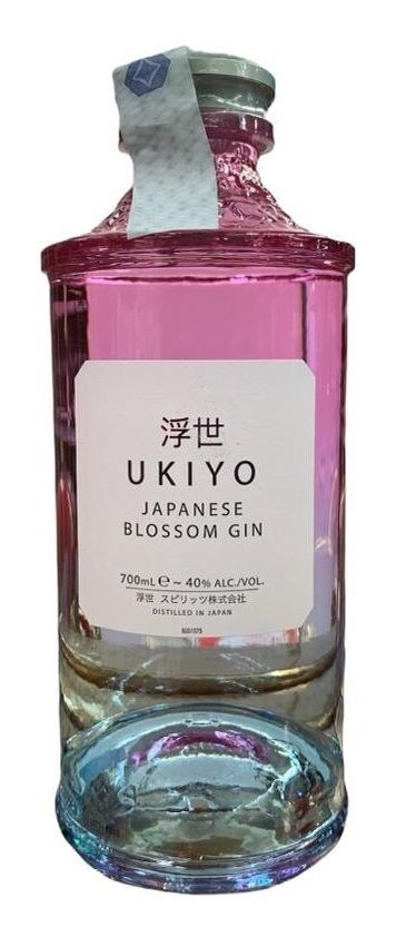 Ukiyo Japanese Blossom Gin 70cl 40%