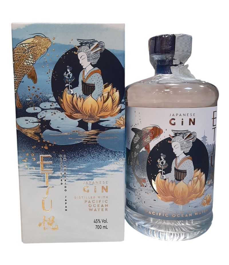Etsu Gin Distilled with Pacific Ocean Water 70cl 45%