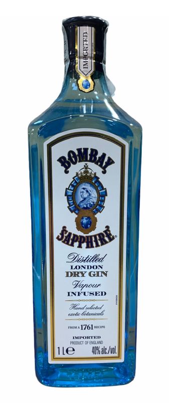 Bombay Sapphire gin 100cl 40%