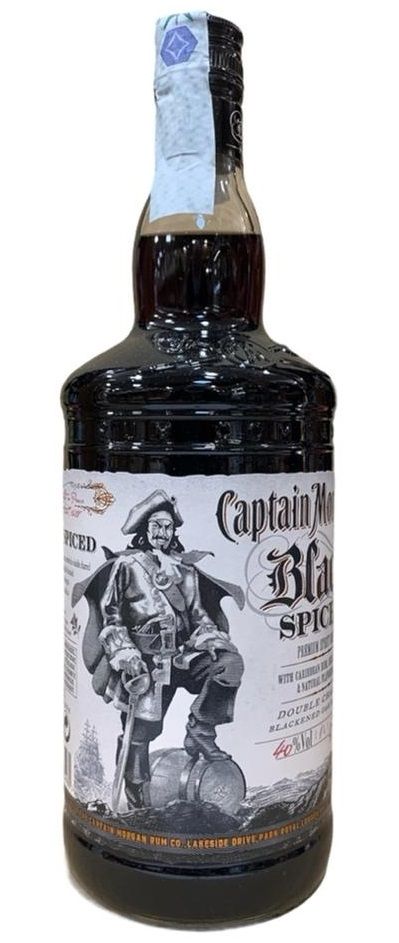 Captain Morgan Black Spiced Rum 100cl 40%