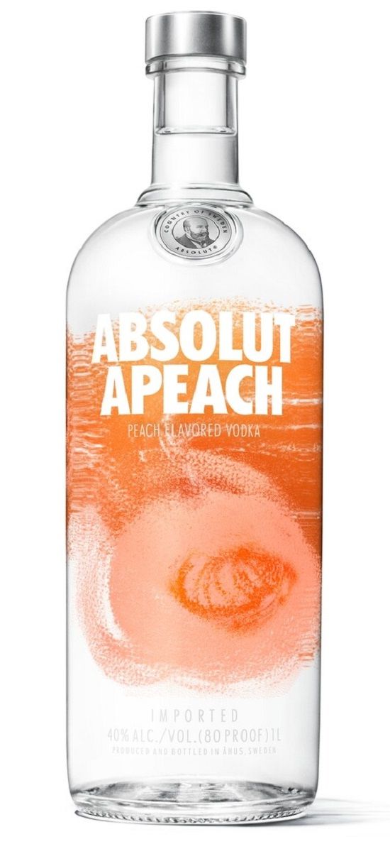 Absolut Vodka Apeach 100cl 40%