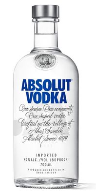 Absolut Vodka Blue 100cl 40%