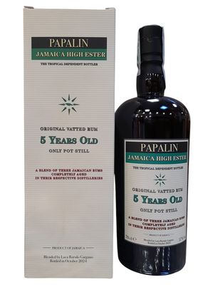 Papalin Green 5yo Rum 70cl 57%