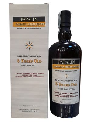 Papalin Yellow 5yo Rum 70cl 47%