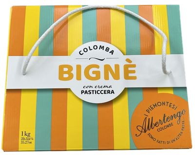 Colomba Bigné con Crema Pasticcera Albertengo 1Kg