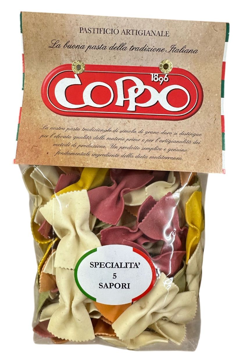 Pasta Coppo Farfalle 5 Sapori 250g