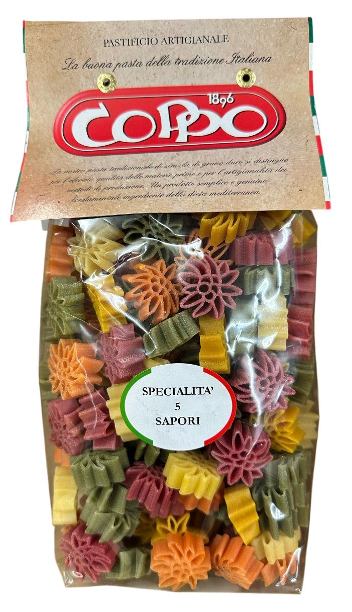 Pasta Coppo Stelle Alpine 5 Sapori 500g