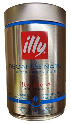 Caffè Illy Decaffeinato - In Grani 250g Caffè Illy Decaffeinato - In Grani 250g
