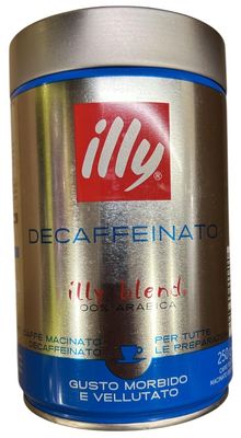 Caffè Illy Decaffeinato - Macinato 250g Caffè Illy Decaffeinato - Macinato 250g