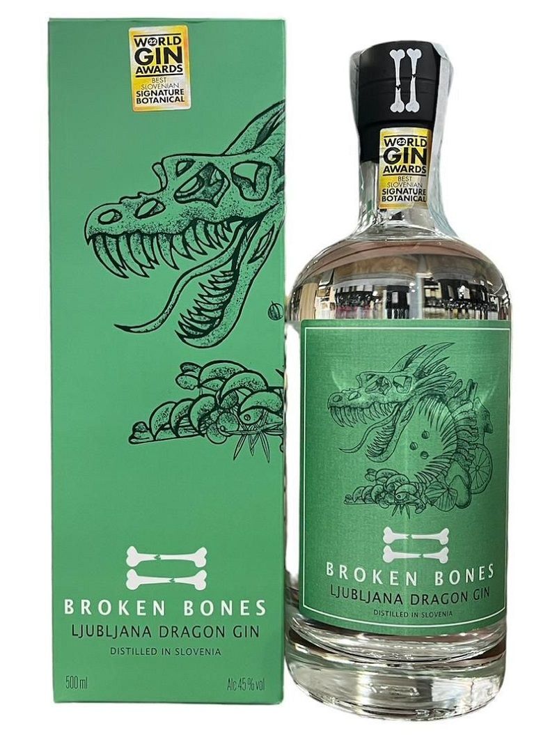 Broken Bones Ljubljana Dragon Gin 50cl 45%