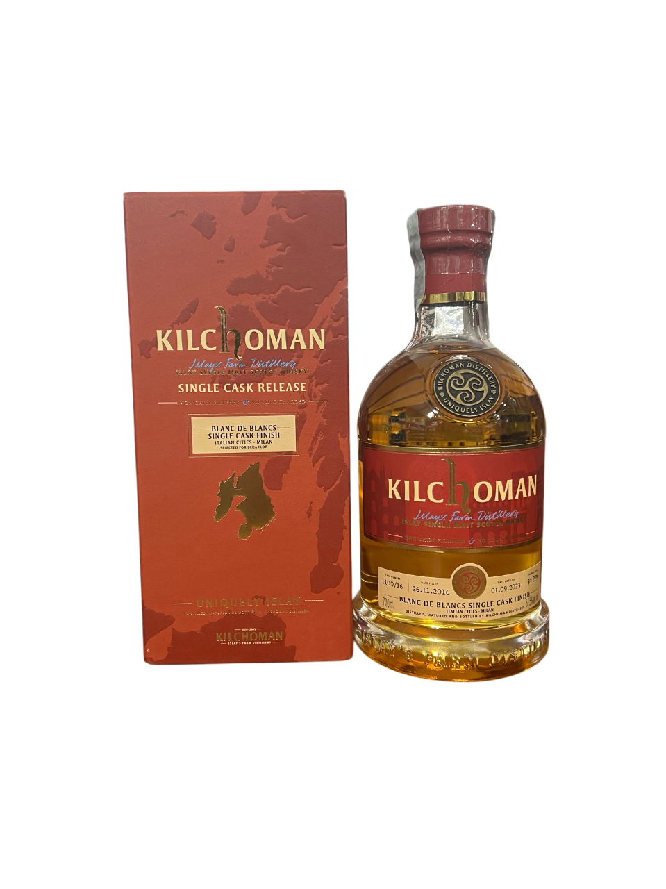 Kilchoman Blanc de Blancs Single Cask Finish - Italian Cities Milan 70cl 57,5%