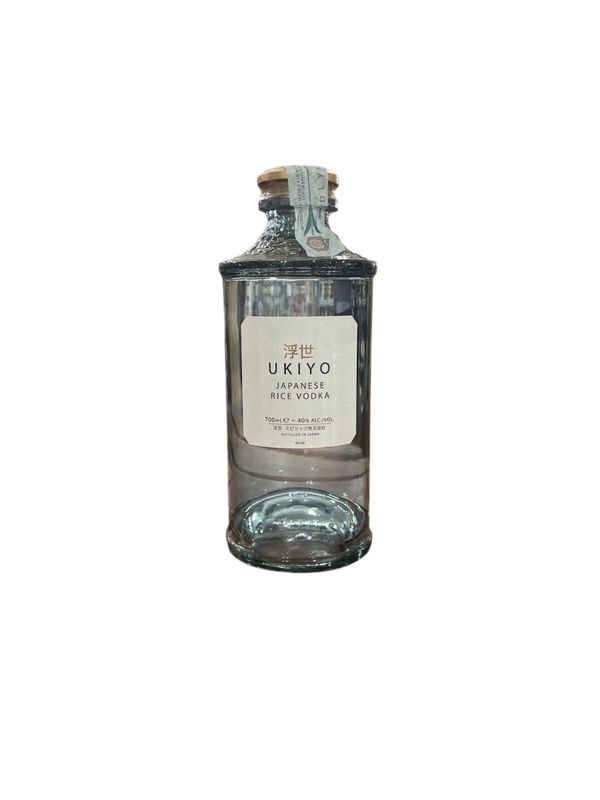 Ukiyo Japanese rice vodka 70cl 40%