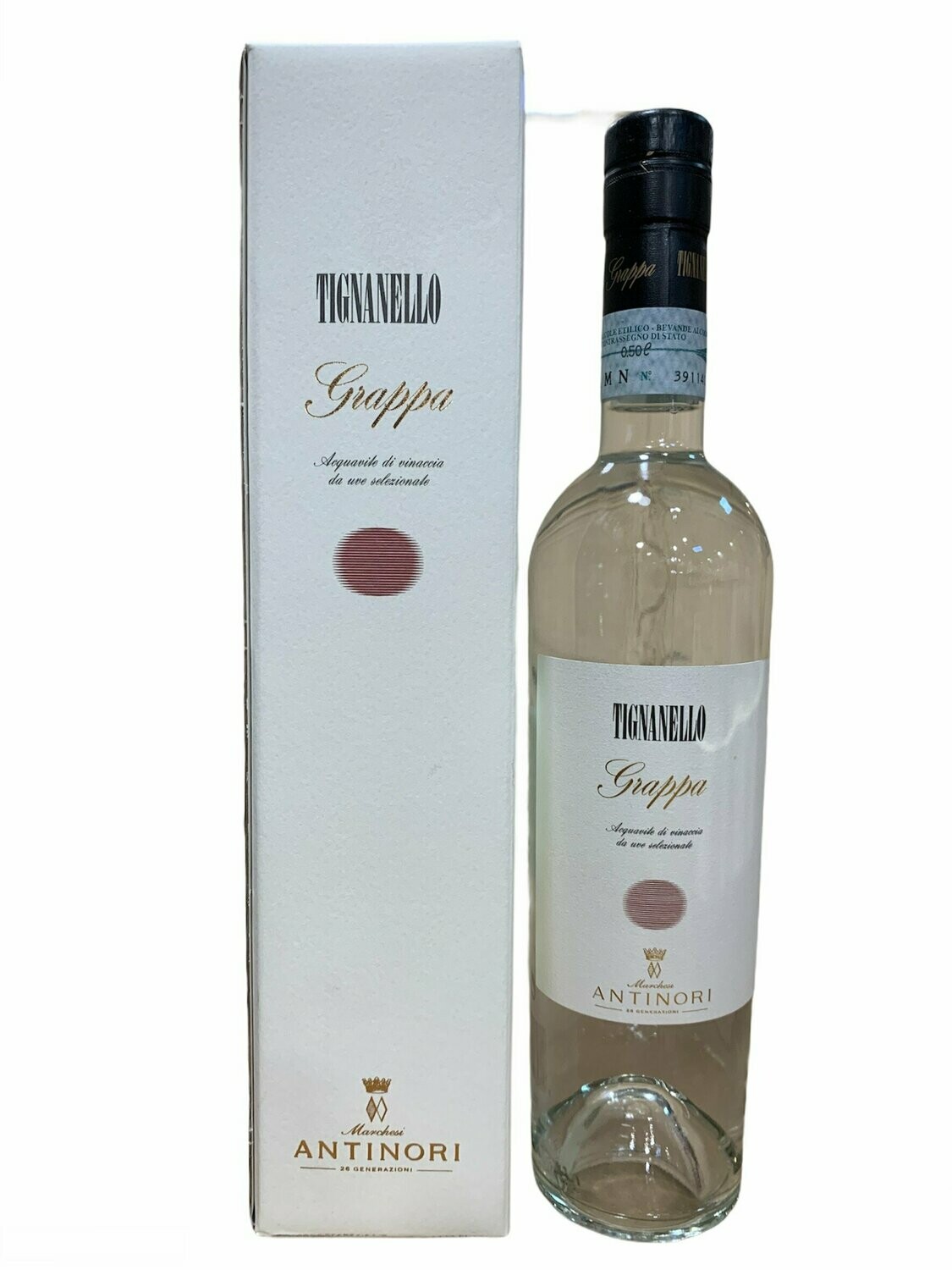 Antinori Grappa Tignanello 50cl 42% Antinori Grappa Tignanello 50cl 42%