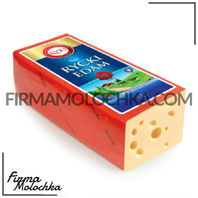 Сир Рікі Едам (брус) 2,5кг ТМ Рікі (5кг/ящ)