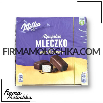 Цукерки пташине молоко зі смаком ванілі 330грам ТМ Мілка (8шт/ящ)