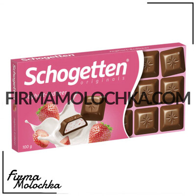 Шоколад молочний з полуничним йогуртом (yoghurt-strawberry) 100г ТМ Шоготен