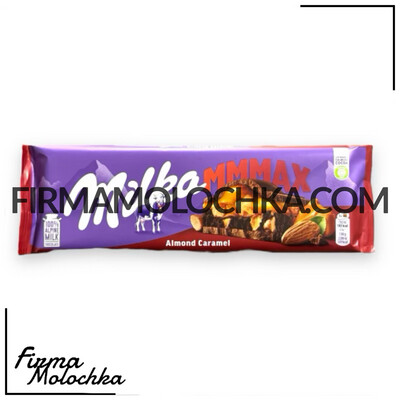 Шоколадка Мілка з МИГДАЛЕМ та КАРАМЕЛЛЮ (Almond Caramel) 300грам ТМ Мілка (12шт/ящ)