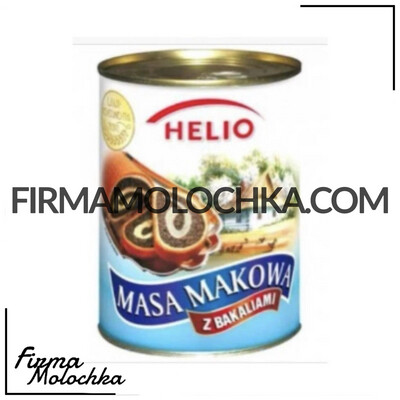 Маса макова (ж/б) 850грам ТМ Хеліо (6шт/уп)