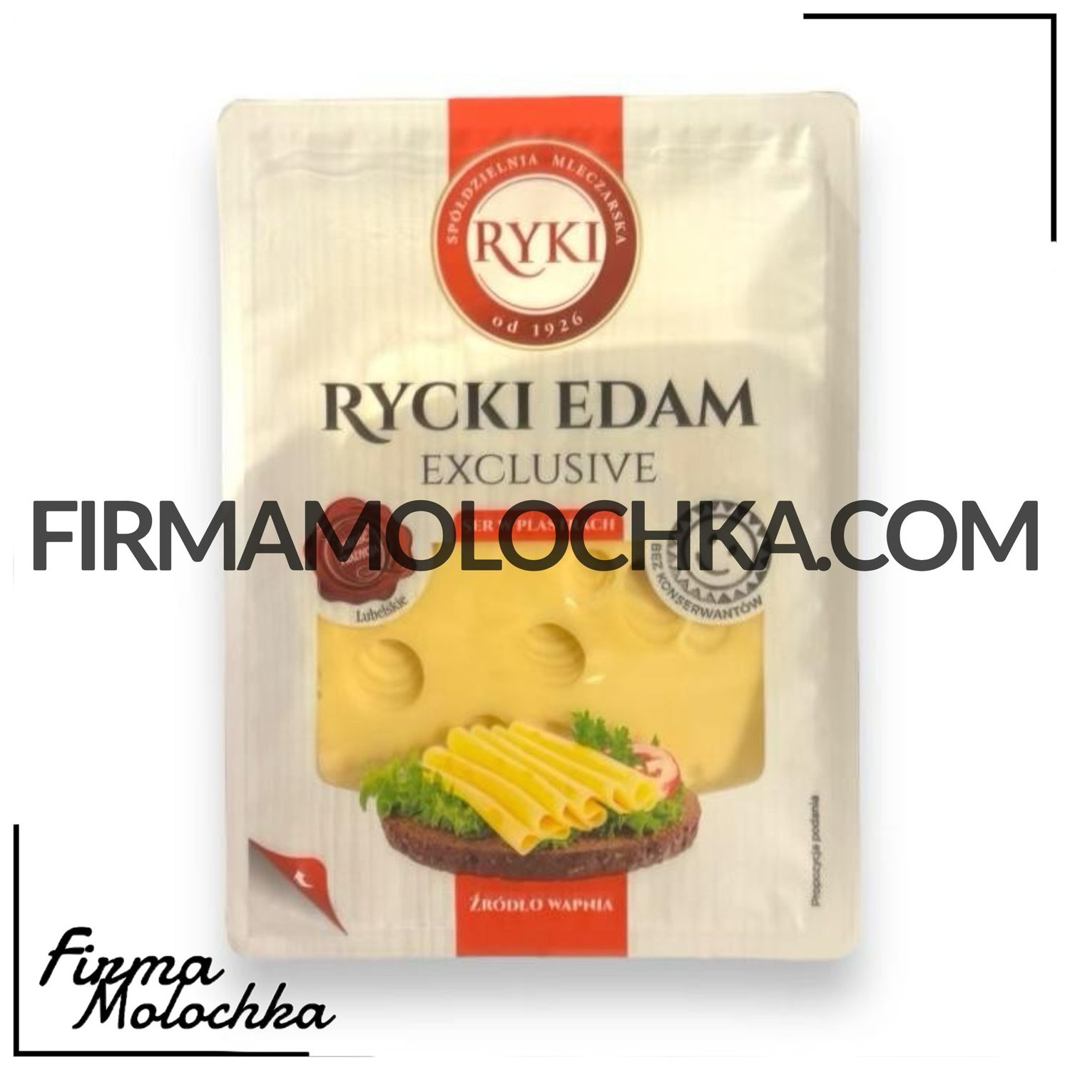 Нарізка РИЦЬКИЙ ЕДАМ 45% 300грам ТМ Рікі (24шт/ящ)