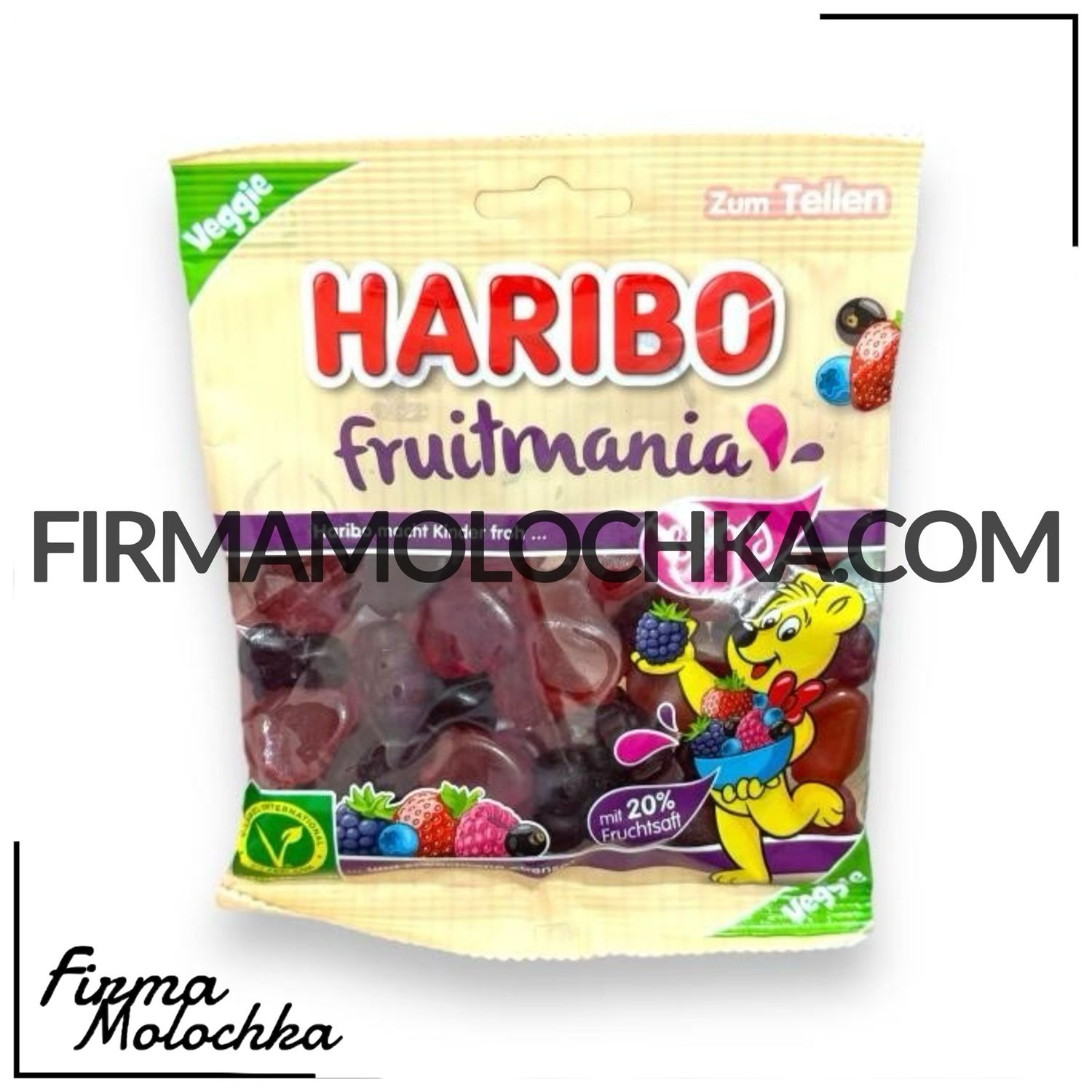 Желейки FRUITMANIA 160грам ТМ Харібо